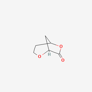 molecular formula C6H8O3 B8039154 2,6-Dioxabicyclo[3.2.1]octan-7-one 