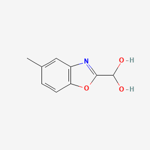 molecular formula C9H9NO3 B8039218 (5-Methyl-benzooxazol-2-YL)-methanediol 
