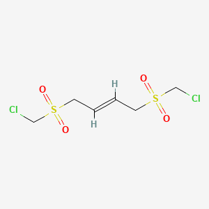 (E)-1,4-bis(chloromethylsulfonyl)but-2-ene