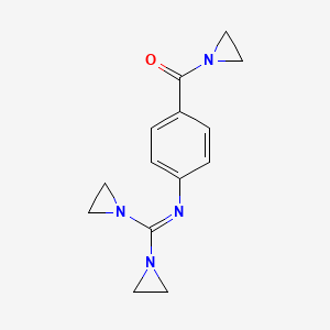 Aziridin-1-yl-[4-[bis(aziridin-1-yl)methylideneamino]phenyl]methanone