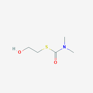 molecular formula C5H11NO2S B8039282 S-(2-Hydroxyethyl) dimethylcarbamothioate 