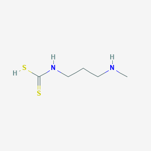molecular formula C5H12N2S2 B8039291 3-(Methylamino)propylcarbamodithioic acid 