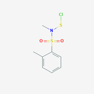 N-2-Tolylsulfonyl-N-methyl-chlorosulfenic acid amide
