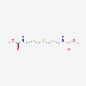 molecular formula C10H20N2O4S B8039320 methyl N-[3-[3-(methoxycarbonylamino)propylsulfanyl]propyl]carbamate 
