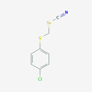 (4-Chlorophenyl)sulfanylmethyl selenocyanate