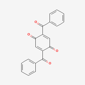 molecular formula C20H12O4 B8039350 2,5-Dibenzoyl-1,4-benzoquinone 