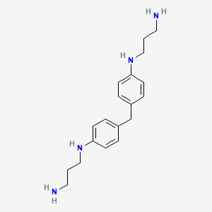 molecular formula C19H28N4 B8039384 N'-[4-[[4-(3-aminopropylamino)phenyl]methyl]phenyl]propane-1,3-diamine 