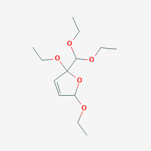 molecular formula C13H24O5 B8039395 2,5-Diethoxy-2-diethoxymethyl-2,5-dihydrofuran 