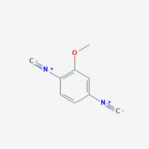 molecular formula C9H6N2O B8039424 1,4-Diisocyano-2-methoxybenzene CAS No. 939-25-3