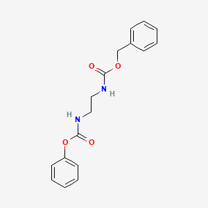 molecular formula C17H18N2O4 B8039432 benzyl N-[2-(phenoxycarbonylamino)ethyl]carbamate 