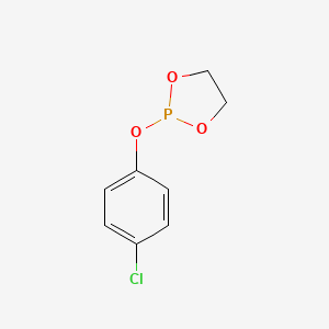molecular formula C8H8ClO3P B8039451 2-(4-Chloro-phenoxy)-[1,3,2]dioxaphospholane 