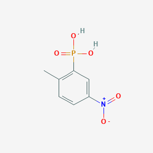 molecular formula C7H8NO5P B8039455 (2-Methyl-5-nitro-phenyl)-phosphonic acid 