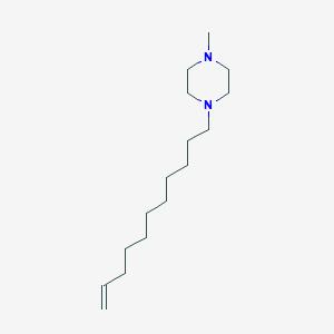 molecular formula C16H32N2 B8039481 1-Methyl-4-undec-10-enylpiperazine 