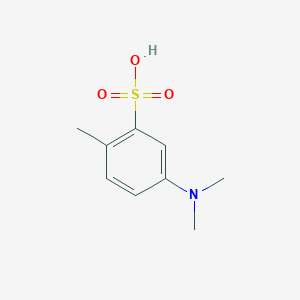 molecular formula C9H13NO3S B8039489 5-Dimethylamino-2-methyl-benzenesulfonic acid 