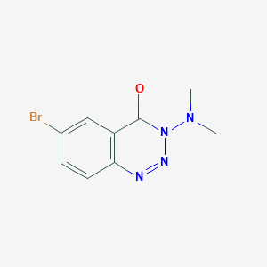 6-Bromo-3-(dimethylamino)-1,2,3-benzotriazin-4-one