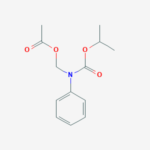 (N-propan-2-yloxycarbonylanilino)methyl acetate