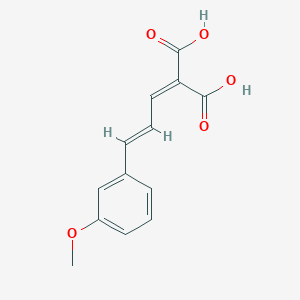 B080398 2-(3-(3-Methoxyphenyl)allylidene)malonic acid CAS No. 14160-39-5