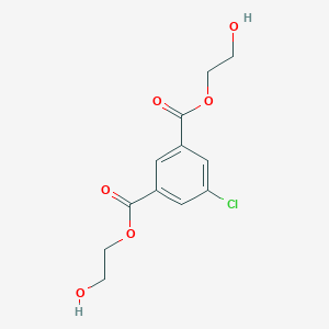 molecular formula C12H13ClO6 B8039859 Bis(2-hydroxyethyl) 5-chlorobenzene-1,3-dicarboxylate 