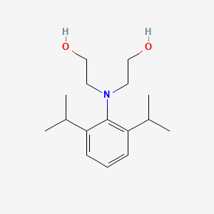 2-[N-(2-hydroxyethyl)-2,6-di(propan-2-yl)anilino]ethanol