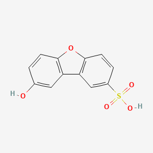 8-Hydroxydibenzofuran-2-sulfonic acid