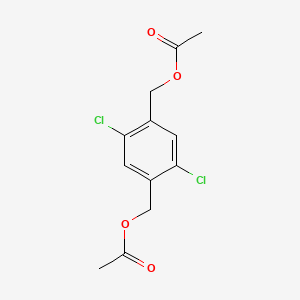 [4-(Acetyloxymethyl)-2,5-dichlorophenyl]methyl acetate