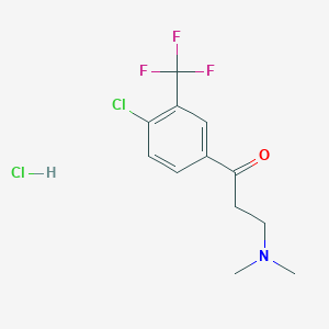 molecular formula C12H14Cl2F3NO B8039986 CID 132989411 