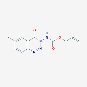prop-2-enyl N-(6-methyl-4-oxo-1,2,3-benzotriazin-3-yl)carbamate