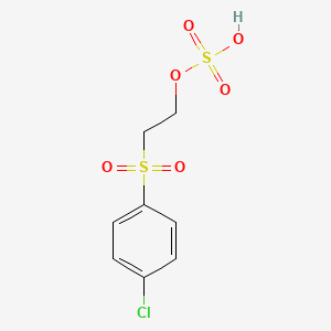 2-(4-Chlorophenyl)sulfonylethyl hydrogen sulfate