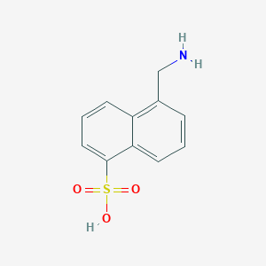 molecular formula C11H11NO3S B8040048 5-(Aminomethyl)naphthalene-1-sulfonic acid 