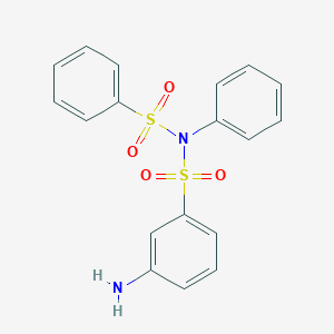 3-amino-N-(benzenesulfonyl)-N-phenylbenzenesulfonamide