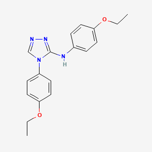 N,4-bis(4-ethoxyphenyl)-1,2,4-triazol-3-amine