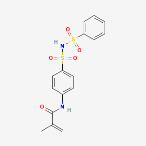 N-[4-(benzenesulfonylsulfamoyl)phenyl]-2-methylprop-2-enamide