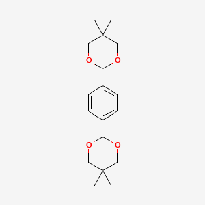 molecular formula C18H26O4 B8040301 2-[4-(5,5-Dimethyl-1,3-dioxan-2-yl)phenyl]-5,5-dimethyl-1,3-dioxane 