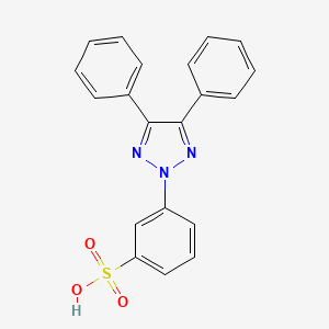 molecular formula C20H15N3O3S B8040327 3-(4,5-Diphenyltriazol-2-yl)benzenesulfonic acid 