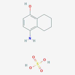 molecular formula C10H15NO5S B8040334 4-Amino-5,6,7,8-tetrahydronaphthalen-1-ol sulfate CAS No. 1197231-35-8