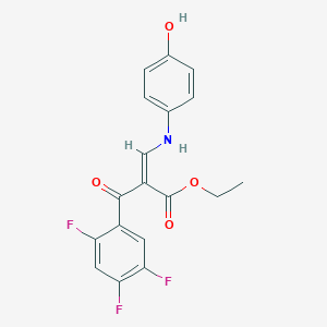 molecular formula C18H14F3NO4 B8040343 CID 124674093 