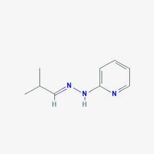 molecular formula C9H13N3 B8040417 N-Isobutylidene-N'-pyridin-2-yl-hydrazine 