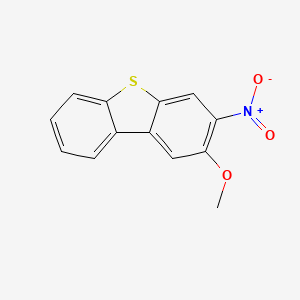 molecular formula C13H9NO3S B8040436 2-Methoxy-3-nitrodibenzothiophene 