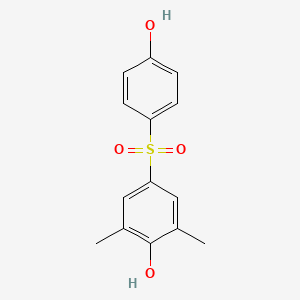 molecular formula C14H14O4S B8040459 4,4'-Dihydroxy-3,5-dimethyl[sulfonylbisbenzene] 
