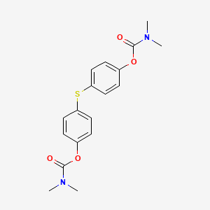 [4-[4-(dimethylcarbamoyloxy)phenyl]sulfanylphenyl] N,N-dimethylcarbamate