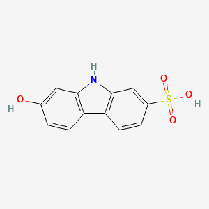 molecular formula C12H9NO4S B8040478 7-hydroxy-9H-carbazole-2-sulfonic acid 