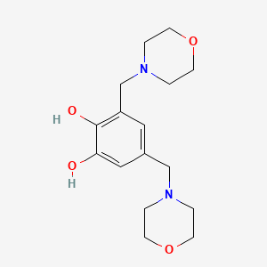molecular formula C16H24N2O4 B8040540 3,5-Bis(4-morpholinylmethyl)pyrocatechol 