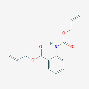 molecular formula C14H15NO4 B8040553 2-(Allyloxycarbonylamino)benzoic acid allyl ester CAS No. 1089330-63-1