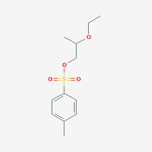 molecular formula C12H18O4S B8040611 2-Ethoxypropyl toluene-p-sulphonate 