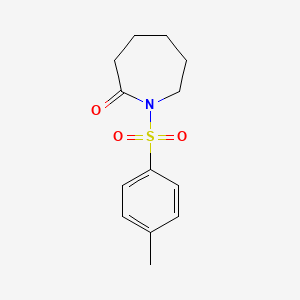 molecular formula C13H17NO3S B8040649 1-Tosylhexahydro-2H-azepine-2-one 