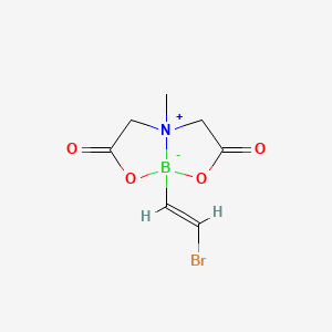 molecular formula C7H9BBrNO4 B8040679 trans-2-Bromovinylboronic acid MIDA ester CAS No. 1005452-52-7