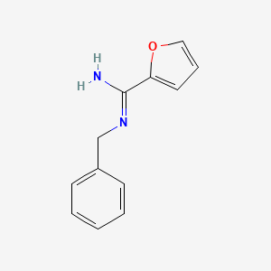 molecular formula C12H12N2O B8040709 N-Benzylfuran-2-carboximidamide 
