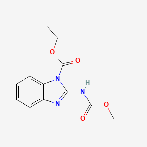 ethyl 2-[(ethoxycarbonyl)amino]-1H-benzimidazole-1-carboxylate