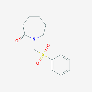 1-(Benzenesulfonylmethyl)azepan-2-one