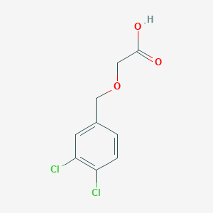 molecular formula C9H8Cl2O3 B080411 3,4-二氯苄氧乙酸 CAS No. 13911-20-1
